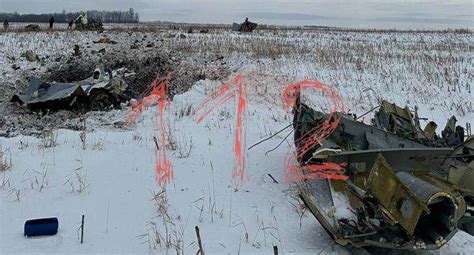 Pictures Emerge Of Russian Il Crash Site Near Belgorod It Carried S