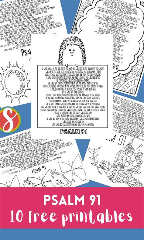 Free Psalm Coloring Pages Stevie Doodles