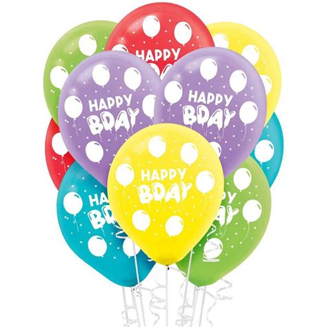 Balloon Birthday Celebration Balloons 72ct Party City