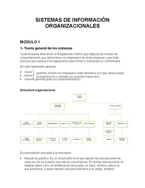 Sist de info oganizacionales SISTEMAS DE INFORMACIÓN ORGANIZACIONALES