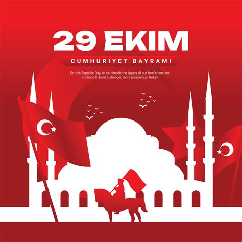 29 Ekim Cumhuriyet bayrami kutlu olsun means National Republic Day of ...