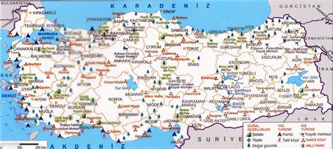 Physical Geography Maps Fiziki Coğrafya Haritaları Türkiye Fiziki