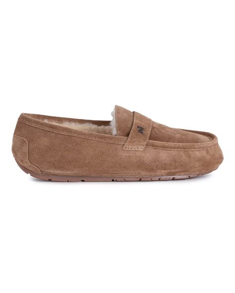 Sheepskin slippers for men & men's slippers