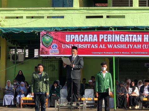 Pelaksanaan Upacara Bendera Memperingati Hari Guru Nasional Tahun 2022