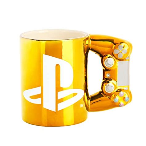 Playstation Gold Controller Coffee Mug - Deranged Gifts