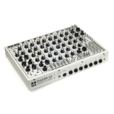 Soma Laboratory Pulsar 23 White Semi Modular Drum Machine Rubadub