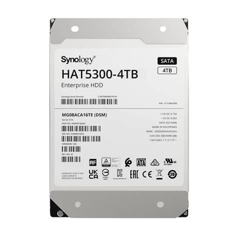 C Ng Hdd Nas Synology Tb Inch Sata Iii Rpm Hat T