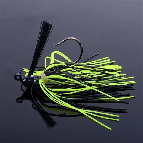 7g 10g 14g Weedless Football Jig Head Fishing Hooks With Weed Guard