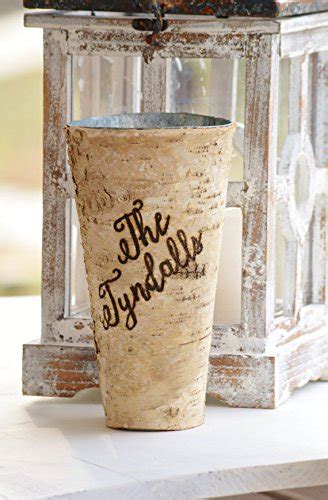 Amazon Personalized Birch Vase Rustic Home Decor Customized