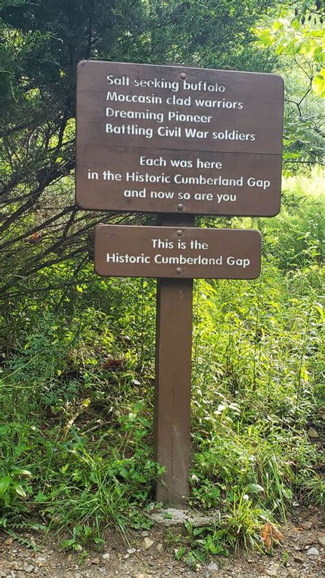 The Historic Cumberland Gap Marker Cumberland Gap Cumberland