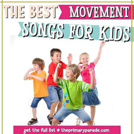 Preschool Movement Songs: Action Songs for Kids - The Primary Parade