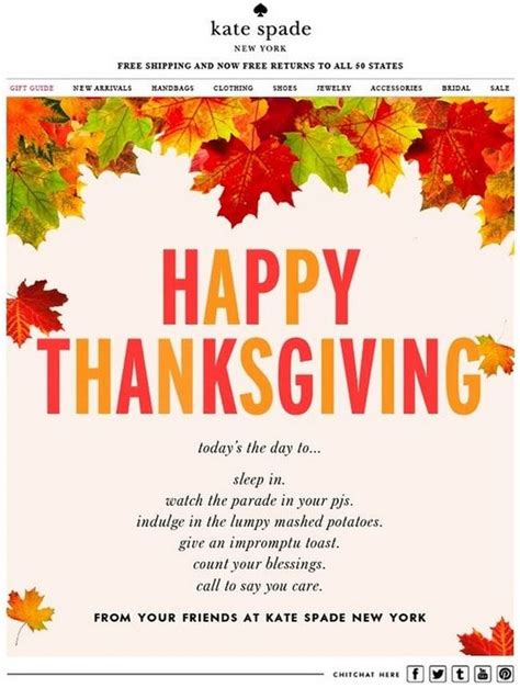 Happy Thanksgiving Email Template