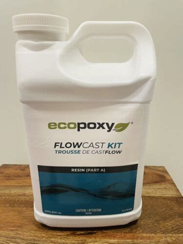 Ecopoxy Flowcast L Kit Gallon Kit Clear Casting Epoxy Resin Part A