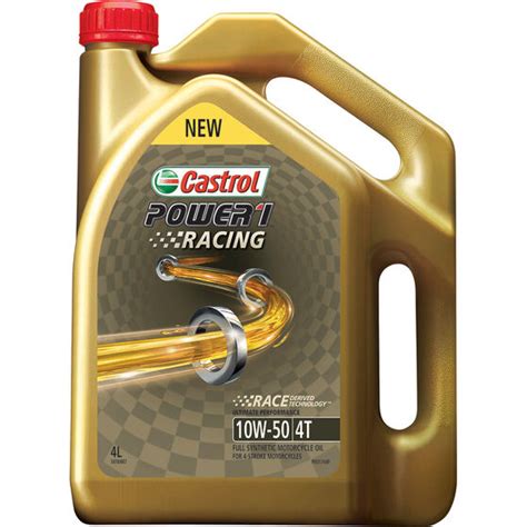 Castrol Power1 Racing 4t Motorcycle Oil 10w 50 4 Litre Supercheap Auto