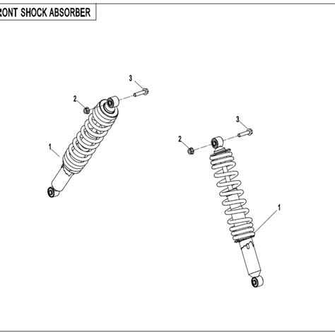 Diagram 2022 CFMoto UFORCE 1000 CF1000UU FRONT SHOCK ABSORBER F05 2