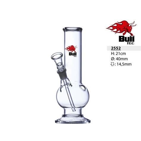 BONG MEDIO BULL In Vetro H Cm 21 Santaplanta Grow Shop