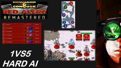 Command Conquer Red Alert Remastered Skirmish Vs Hard Ai I