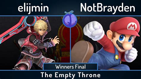 The Empty Throne Elijmin Shulk Vs NotBrayden Mario Winners