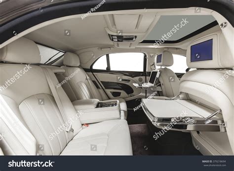 Car Interior Luxury Interior Prestige Modern Stock Photo 379218694 ...