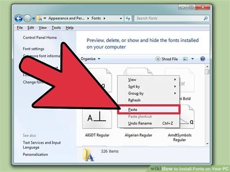 How To Install Fonts On Your PC 9 Steps With Pictures WikiHow