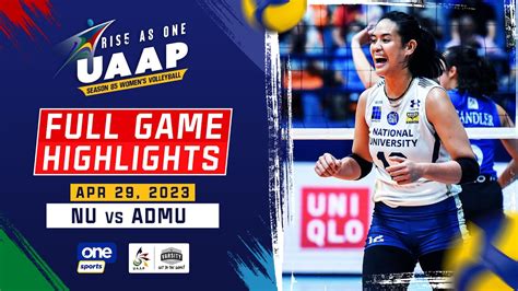 NU Vs Ateneo Round 2 Highlights UAAP Season 85 Women S Volleyball