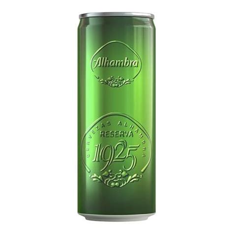 Cerveza Alhambra Reserva Pack Latas X Ml Alcohol