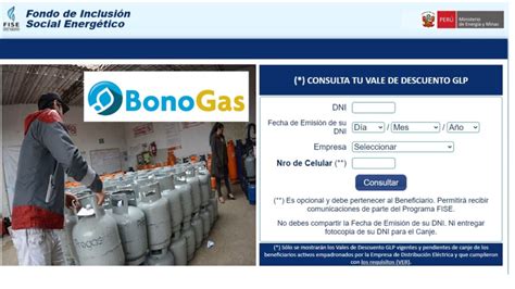 Bono Gas NOVIEMBRE 2022 Consulta Si Accedes Al Vale FISE De