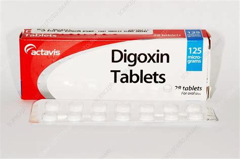 Pack Of Digoxin Tablets Stock Image C013 0904 Science Photo Library