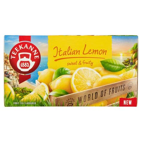 TEEKANNE Italian Lemon World of Fruits 20 sáčků 40g Tesco Potraviny