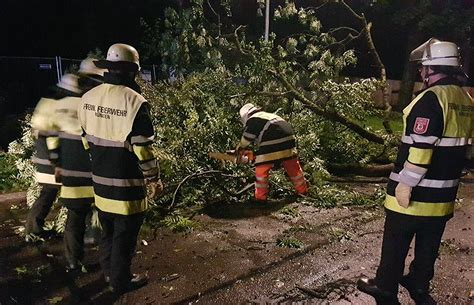 Unwetter über München sorgt für eine arbeitsreiche Nacht