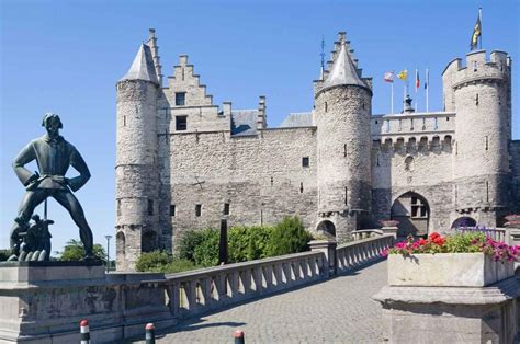 Antwerp Castle. One of the oldest buildings in the city.