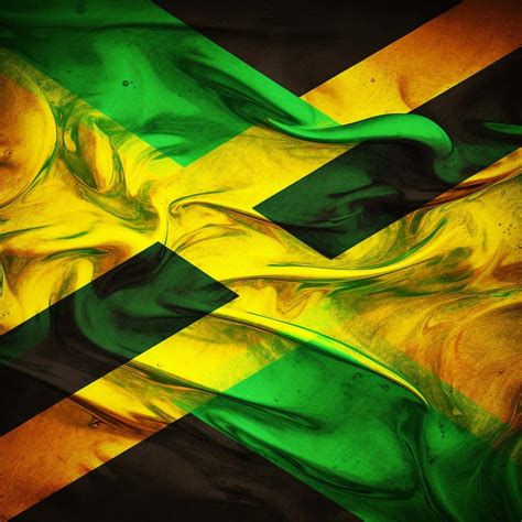 Download Abstract_ Jamaican_ Flag_ Art Wallpaper | Wallpapers.com