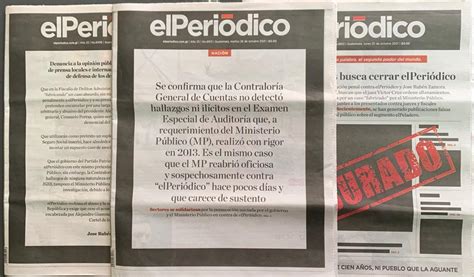 Informe de la Contraloría muestra que caso del MP contra elPeriódico no