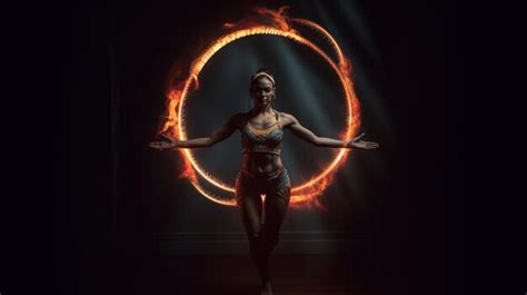 Premium Photo | Dance of Flames A Fiery Ballet in Digital Art Dance of ...