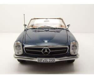 Norev Mercedes 230 SL Pagode W113 Cabrio 1963 Blau Metallic Ab 69 89