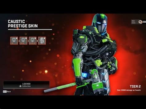 Apex Legends New Caustic Heirloom Skin First Look YouTube