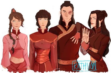 Azulaa On Instagram “zuko Azula Mai And Ty Lee Adult Version Cr Kathuon Aley