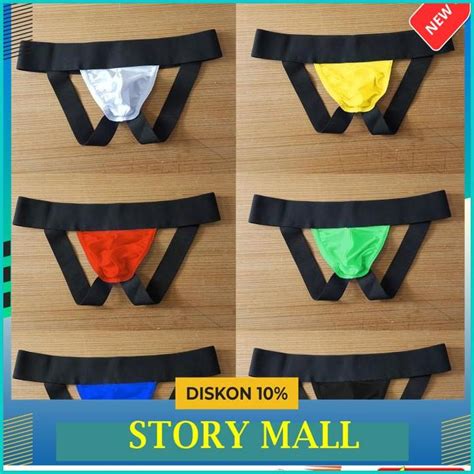 Jual JOCKSTRAP CELANA GYM G STRING PRIA THONG CELANA DALAM SEXY