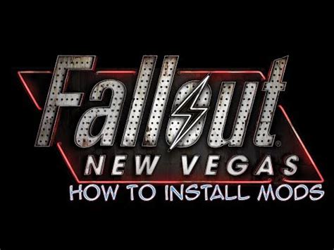 How To Install Fallout New Vegas Mods Manually Axisroom