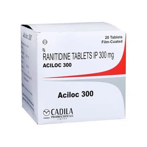 Aciloc 300 Mg Ranitidine Tablets At Rs 250box Zantac In Mumbai Id