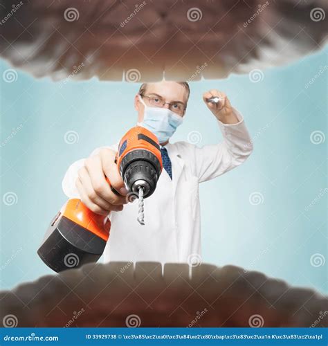 Dreadful dentist stock photo. Image of dental, feeling - 33929738