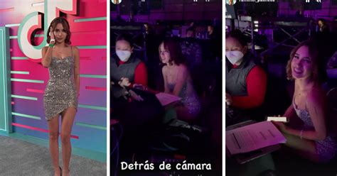 Tiktok Awards Domelipa Luce Hermoso Vestido Pero Un Detalle Casi