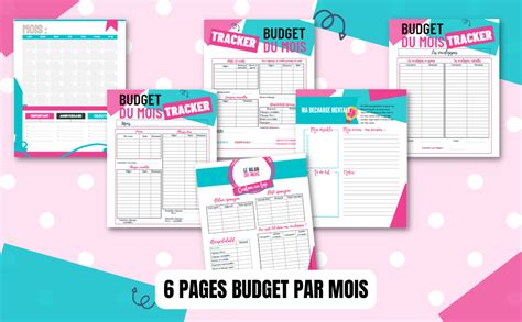 Agenda Budget Je gère mon budget avec des enveloppes Carnet budget