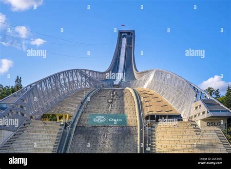 Oslo Ostlandet Norway Panoramic View Of Holmenkollen