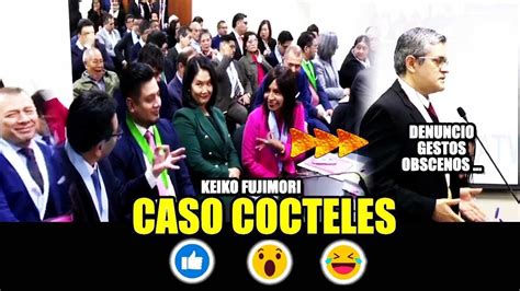 KEIKO FUJIMORI CASO COCTELES GESTOS OBSCENOS FISCAL DOMINGO PEREZ