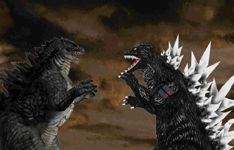 Godzilla Vs Fake Godzilla (Monsterverse Style) by JohnKoshtaria888 on DeviantArt