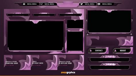 [ FREE ] Stream Overlay | Behance