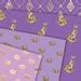 Purple And Gold Princess Digital Paper Seamless Princess Etsy