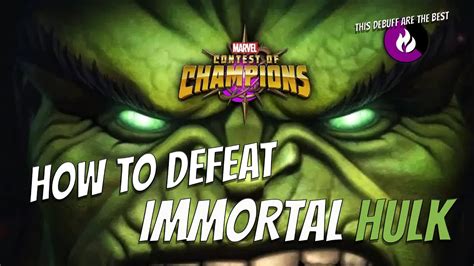 How To Easily Defeat Immortal Hulk Eq Uncollected Cavalier Marvel Contest Of Champions