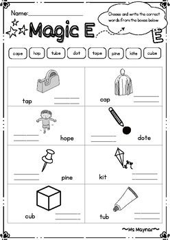 magic  worksheet  msmaynar tpt